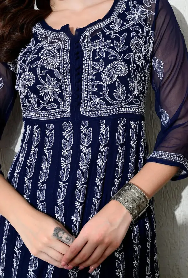 Chikankari_Handwork_Georgette_Anarkali_Female_Pure_Georgette