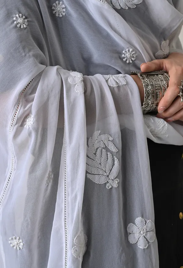 White_Soft_Georgette_Chikankari_Hand_Embroidered_Dupatta_For_Women_White_Machine_Washable