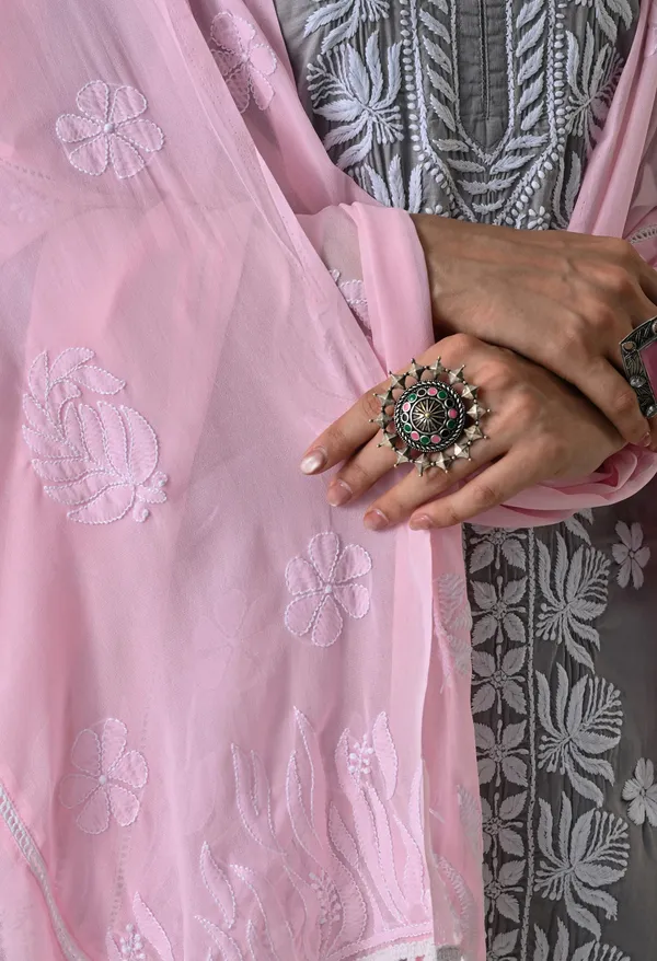 Pink_Soft_Georgette_Chikankari_Hand_Embroidered_Dupatta_For_Women_Baby_Pink_Machine_Washable