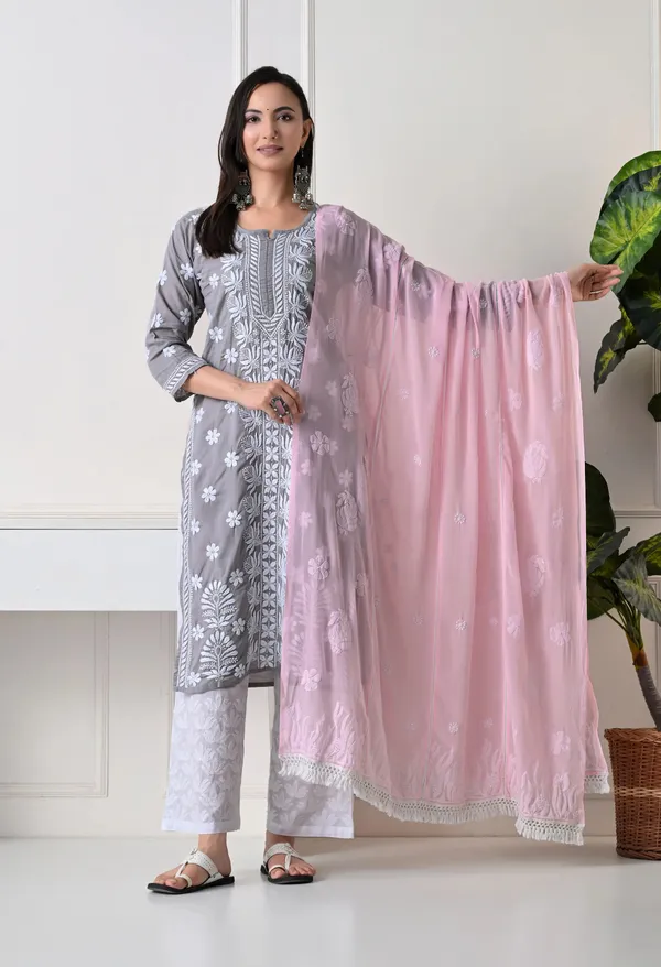 Pink_Soft_Georgette_Chikankari_Hand_Embroidered_Dupatta_For_Women_Baby_Pink_Machine_Washable