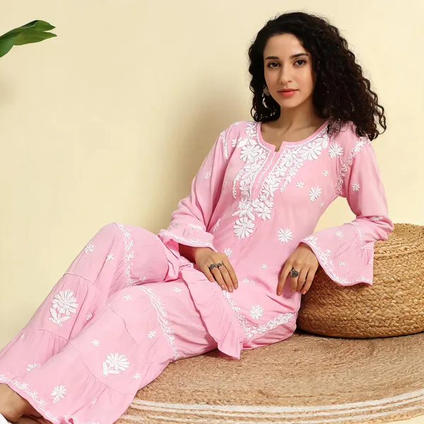 Pink_Modal_Kurta_Gharara_Set_For_Women