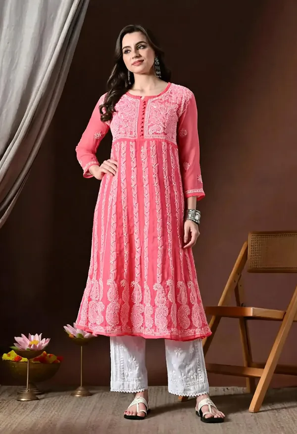 Pink_Georgette_Ethnic_Wear_For_Women