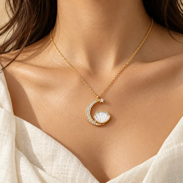 Gold_Tone_Shell_Pendant_Necklace_for_Women