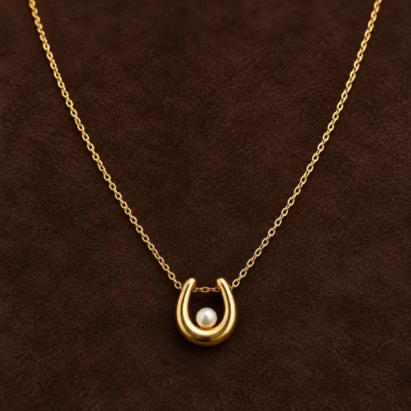 Gold-Tone_Pearl_Horseshoe_Pendant_Necklace_for_Women