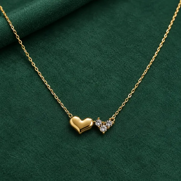 JUVELA_Amour_Trio_Heart_Necklace_for_Women