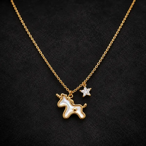 Gold_Tone_Unicorn_Pendant_Necklace_for_Women