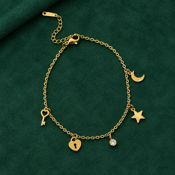 Gold_Tone_Charm_Anklet_for_Women