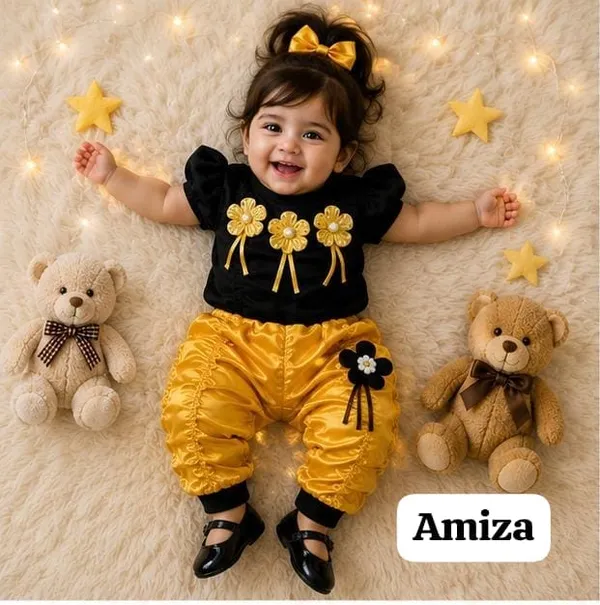 Black_Cotton_Polyester_Party_Wear_Outfit_Set_For_Girls