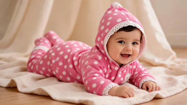 Pink_Wool_Hooded_Romper_For_Girls