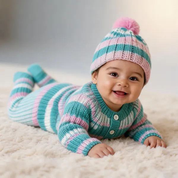 Green_Wool_Winter_Set_For_Babies