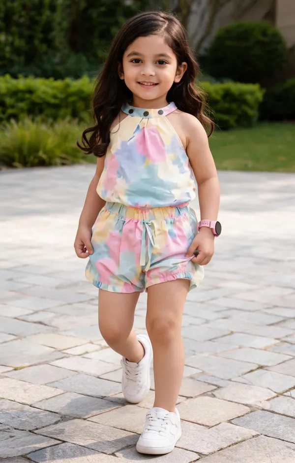 Multicolor_Cotton_Polyester_Romper_For_Babies