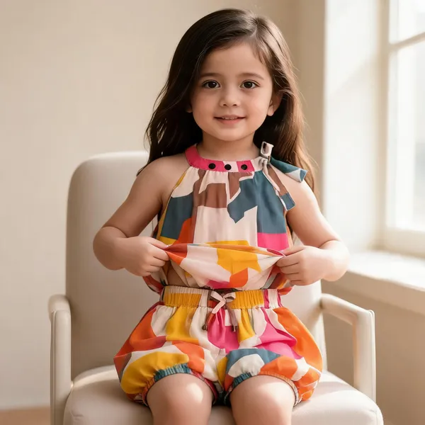 Multicolor_Cotton_Polyester_Romper_For_Babies