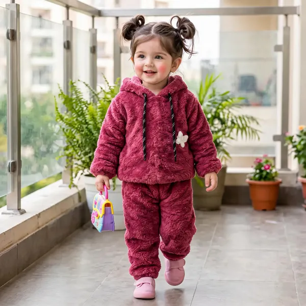 Burgundy_Wool_Tracksuit_Set_For_Girls