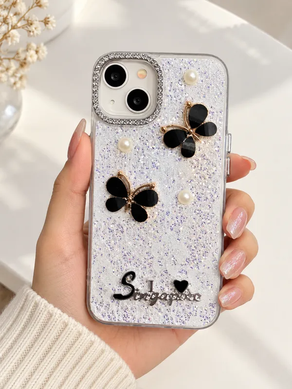 Transparent_Glitter_Butterfly_Embellished_Iphone_Case