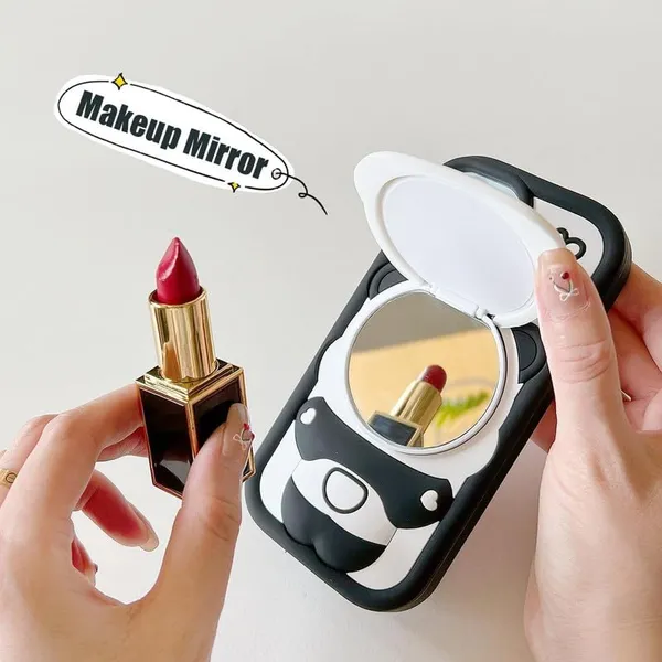 Cover_Lover_Panda_Mirror_Iphone_13/14/15_Mobile_Cover