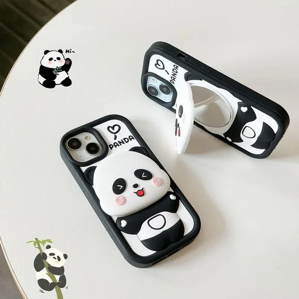 Cover_Lover_Panda_Mirror_Iphone_13/14/15_Mobile_Cover