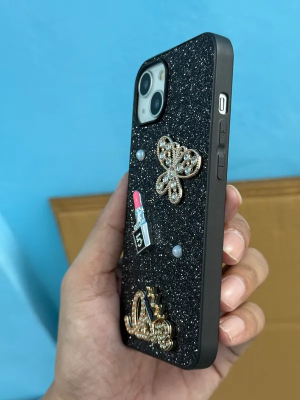Black_Glitter_Embellished_Phone_Case_for_Women