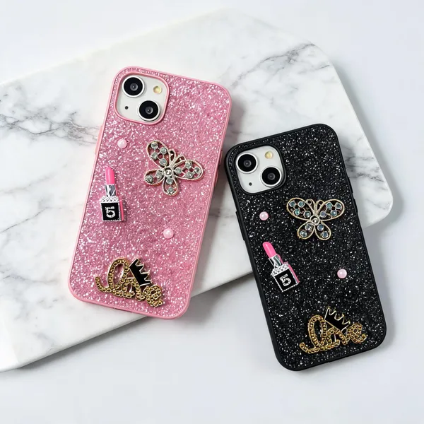 Black_&_Pink_Glitter_Butterfly_iPhone_Case_Duo
