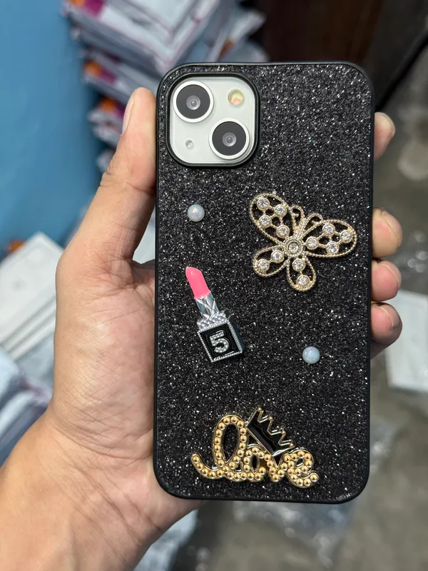 Black_Glitter_Embellished_Phone_Case_for_Women