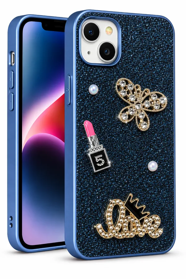 Blue_Glitter_Butterfly_Embellished_Iphone_Case
