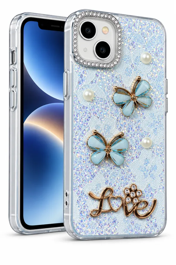 Blue_Glitter_Butterfly_Embellished_Iphone_Case