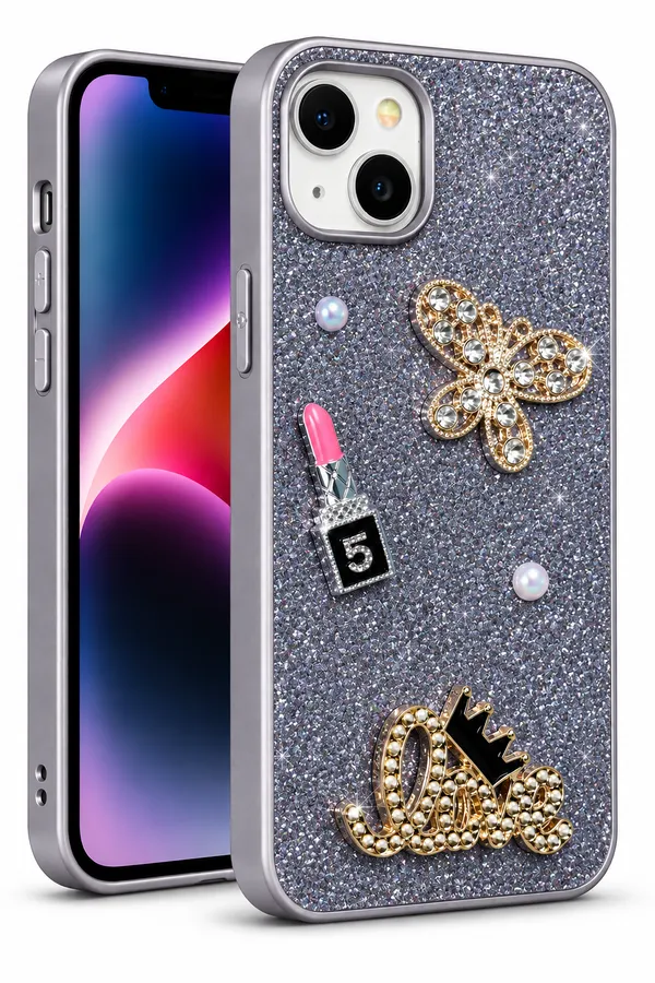 Silver_Glitter_Butterfly_Embellished_Iphone_Case