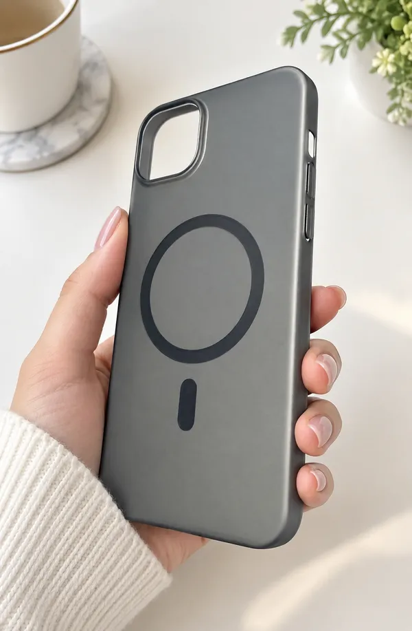 Dark_Grey_Polycarbonate_Magnetic_Ring_Iphone_15_Plus_Case
