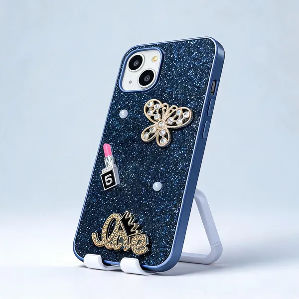 Blue_Glitter_Butterfly_Embellished_Iphone_Case