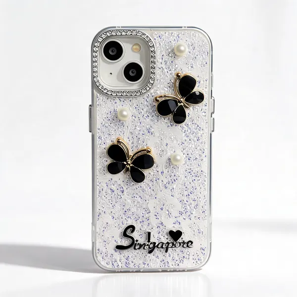 Transparent_Glitter_Butterfly_Embellished_Iphone_Case