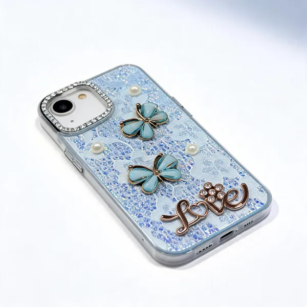 Blue_Glitter_Butterfly_Embellished_Iphone_Case