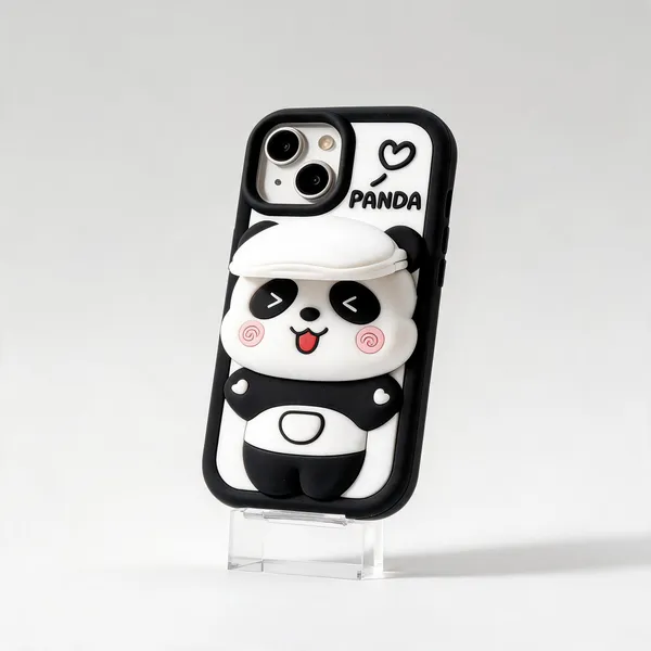 Cover_Lover_Panda_Mirror_Iphone_13/14/15_Mobile_Cover
