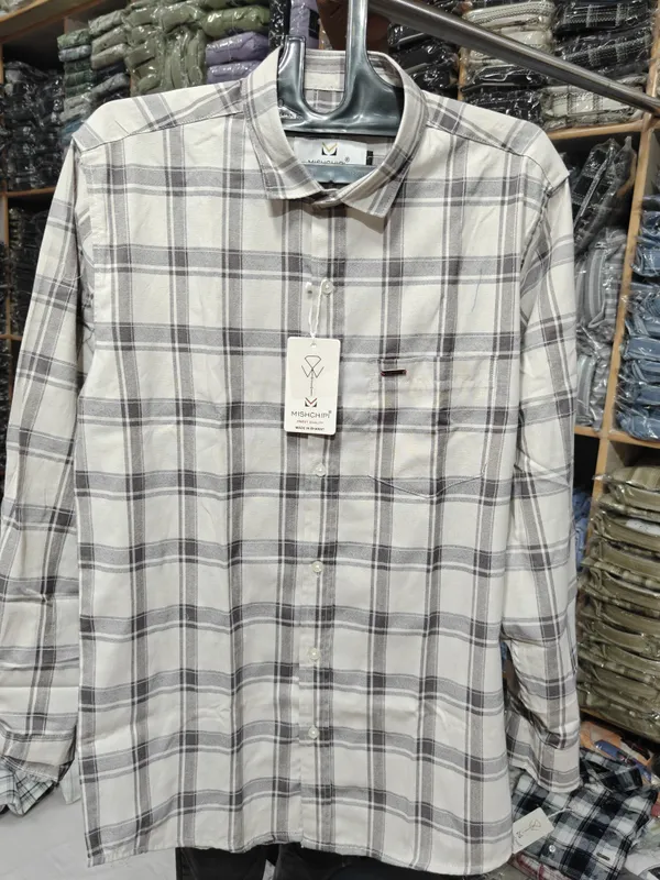 White_Checked_Full_Sleeve_Shirt_for_Men