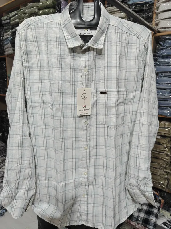White_Checked_Full_Sleeve_Casual_Shirt_for_Men