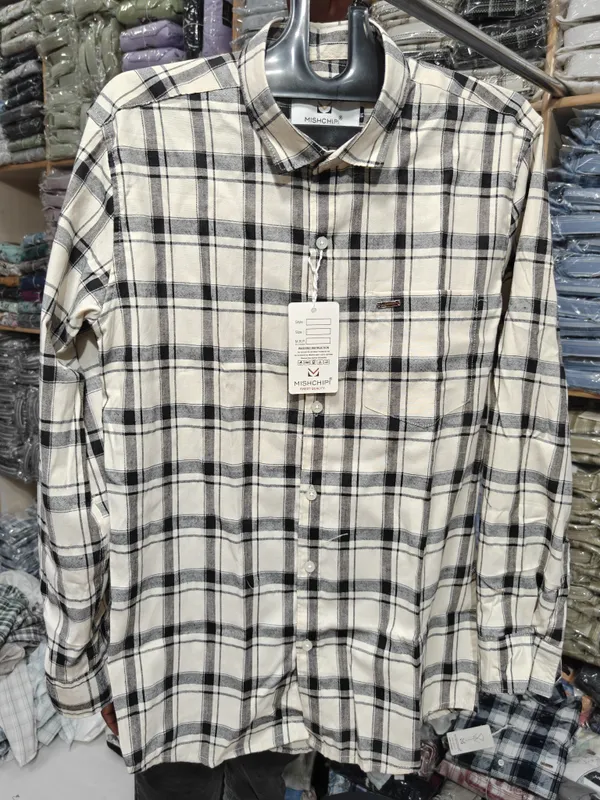 White_Checked_Casual_Shirt_for_Men