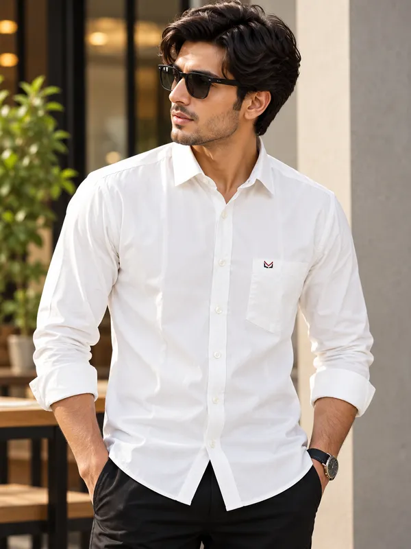 Classic_White_Paper_Cotton_Shirt_For_Men_