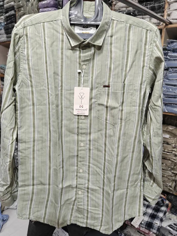 Green_Striped_Casual_Shirt_for_Men