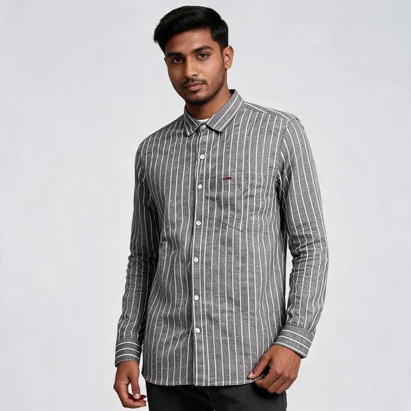 Grey_Striped_Regular_Fit_Shirt_For_Men