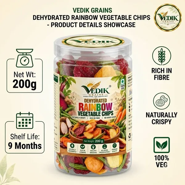 Vedik_Grains_Dehydrated_Rainbow_Vegetable_Chips,_Mixed_Veggie_Chips_Snack_Chips_(200_g)