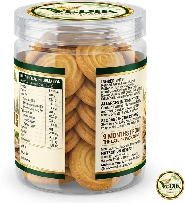 Vedik_Grains_Butter_Cookies_250_g_-_Classic_Buttery_Biscuits,_Sweet_Tea_Time_Snack_Delight_Cookies_(250_g)