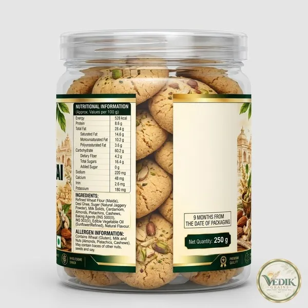 Vedik_Grains_Naan_Khatai_Cookies_250_g_-_Traditional_Indian_Shortbread,_Tea_Time_Biscuit_Cookies_(250_g)