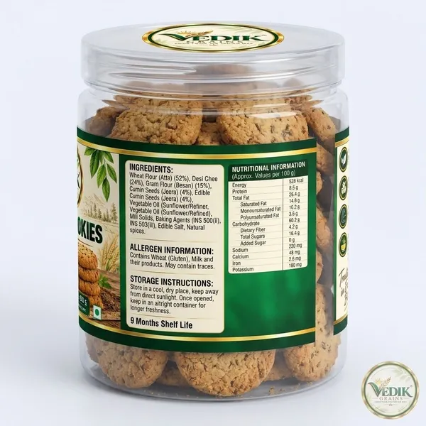 Vedik_Grains_Jeera_Cookies_250_g_-_Cumin_Seed_Biscuits,_Savoury_Indian_Tea_Time_Snack_Pack_Cookies_(250_g)