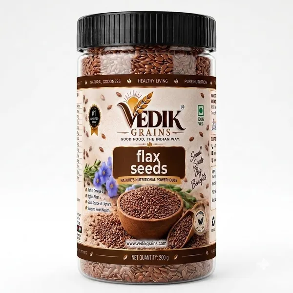 Vedik_Grains_Flax_Seeds_200_g_-_Linseed_Edible_Seeds_for_Roti,_Smoothies_&_Breakfast_Mix_Golden_Flax_Seeds_(200_g)