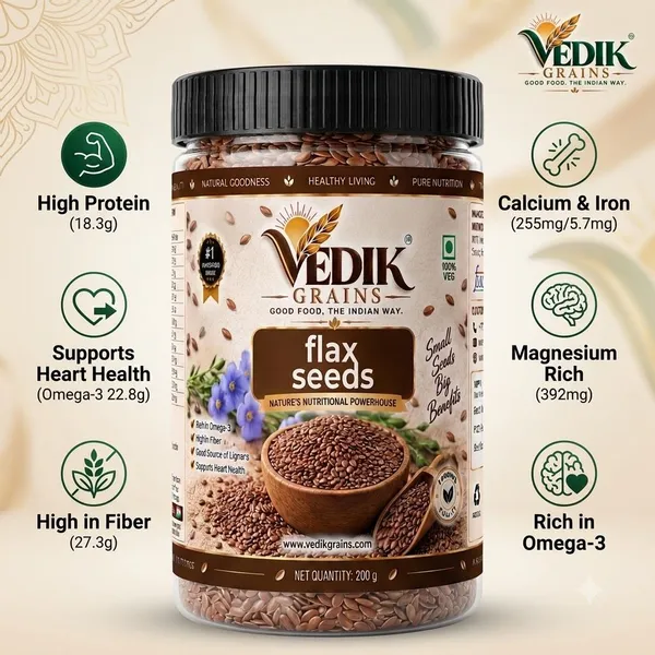 Vedik_Grains_Flax_Seeds_200_g_-_Linseed_Edible_Seeds_for_Roti,_Smoothies_&_Breakfast_Mix_Golden_Flax_Seeds_(200_g)