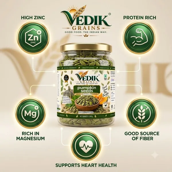 Vedik_Grains_Pumpkin_Seeds_200_g_-_Edible_Seed_Kernels_for_Snacking,_Salads_&_Baking_Mix_Pumpkin_Seeds_(200_g)