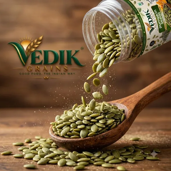 Vedik_Grains_Pumpkin_Seeds_200_g_-_Edible_Seed_Kernels_for_Snacking,_Salads_&_Baking_Mix_Pumpkin_Seeds_(200_g)