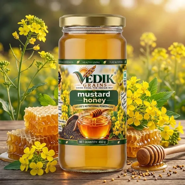 Vedik_Grains_Mustard_Honey_|_Pure_&_Natural_Honey_|_Filtered_Honey_(450_g)