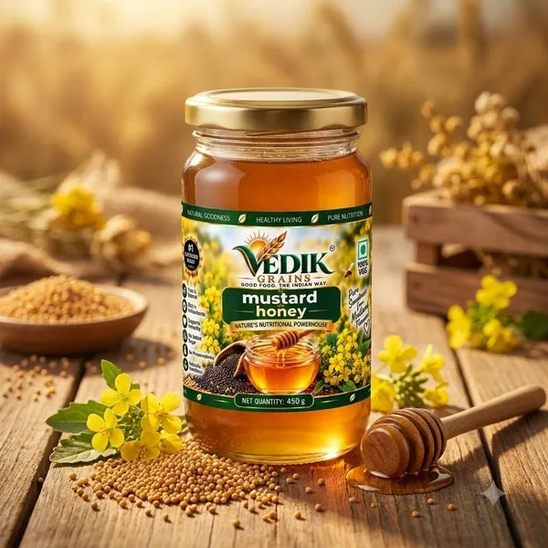 Vedik_Grains_Mustard_Honey_|_Pure_&_Natural_Honey_|_Filtered_Honey_(450_g)