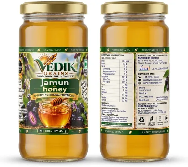 Vedik_Grains_Jamun_Honey_|_Pure_&_Natural_Honey_|_Filtered_Honey_(450_g)