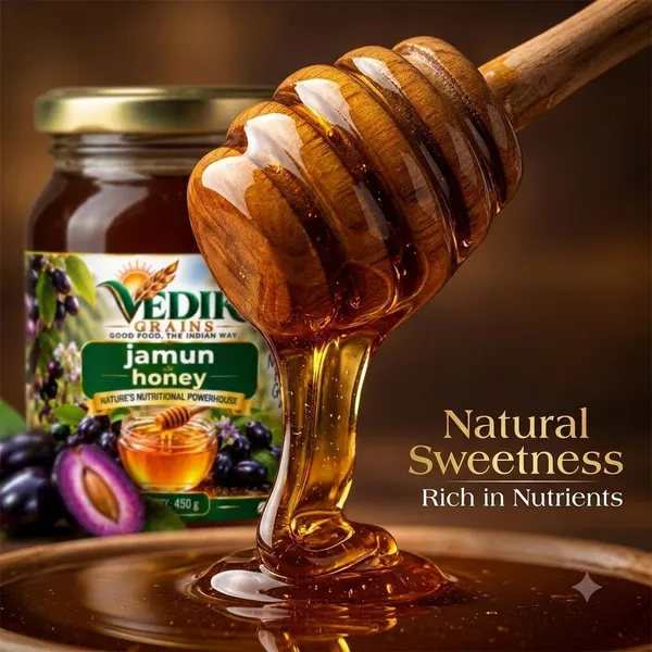 Vedik_Grains_Jamun_Honey_|_Pure_&_Natural_Honey_|_Filtered_Honey_(450_g)