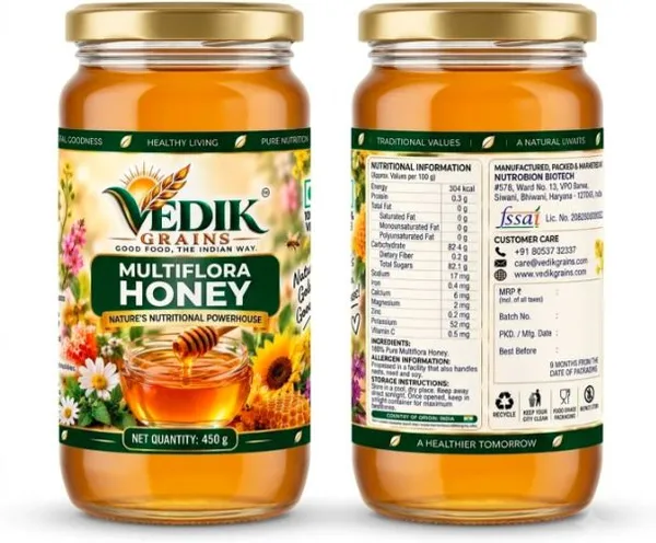 Vedik_Grains_Multiflora_Honey_|_Pure_&_Natural_Honey_|_Filtered_Honey_(900_g)